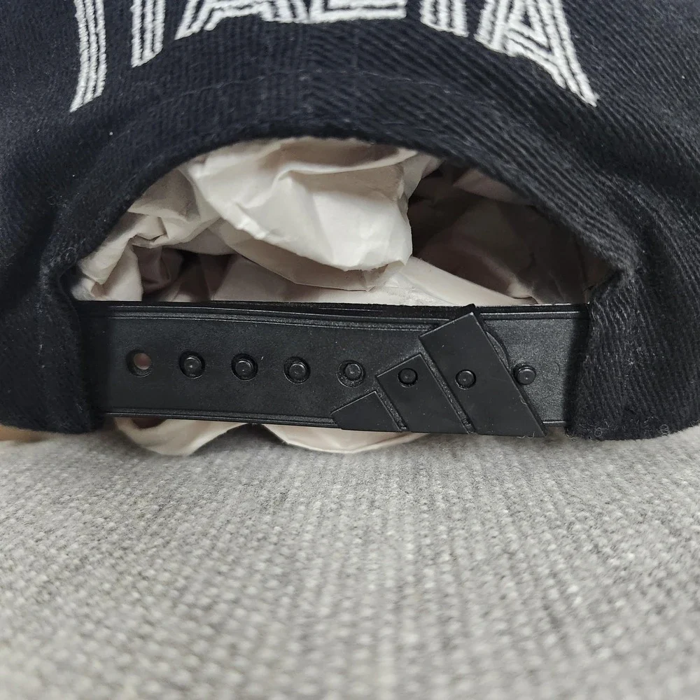 Vintage Italy Hat Cap Snap Back  One Size Black World Cup Adidas France 98